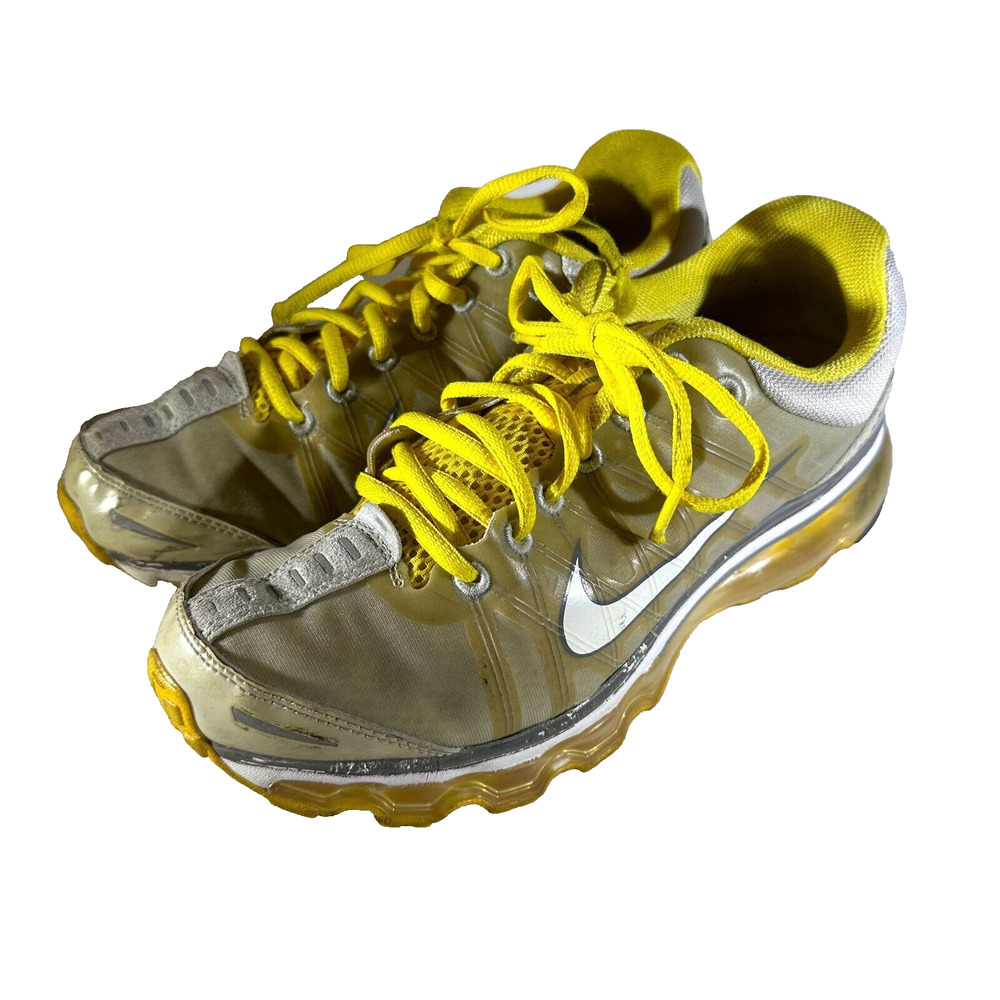 Nike Air Max + Sun Yellow Running Training Gym Shoes 354750-011 Women's Size 9